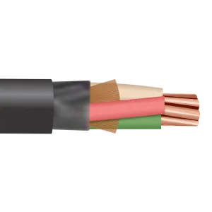 1/0-4 Type W Multi-Conductor 2kV Portable Power Cable