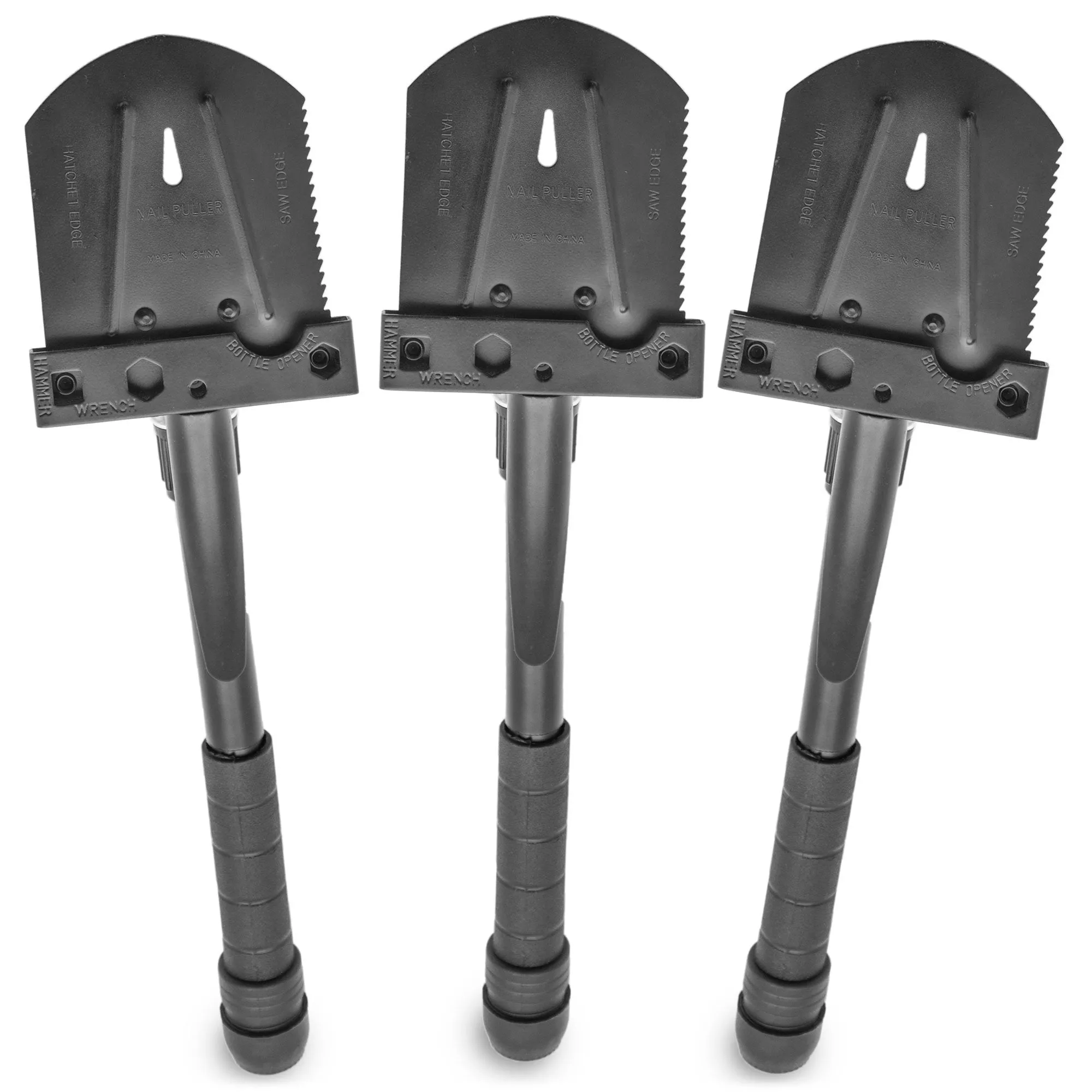 11-in-1 Folding Shovel Multifunction Survival Tool