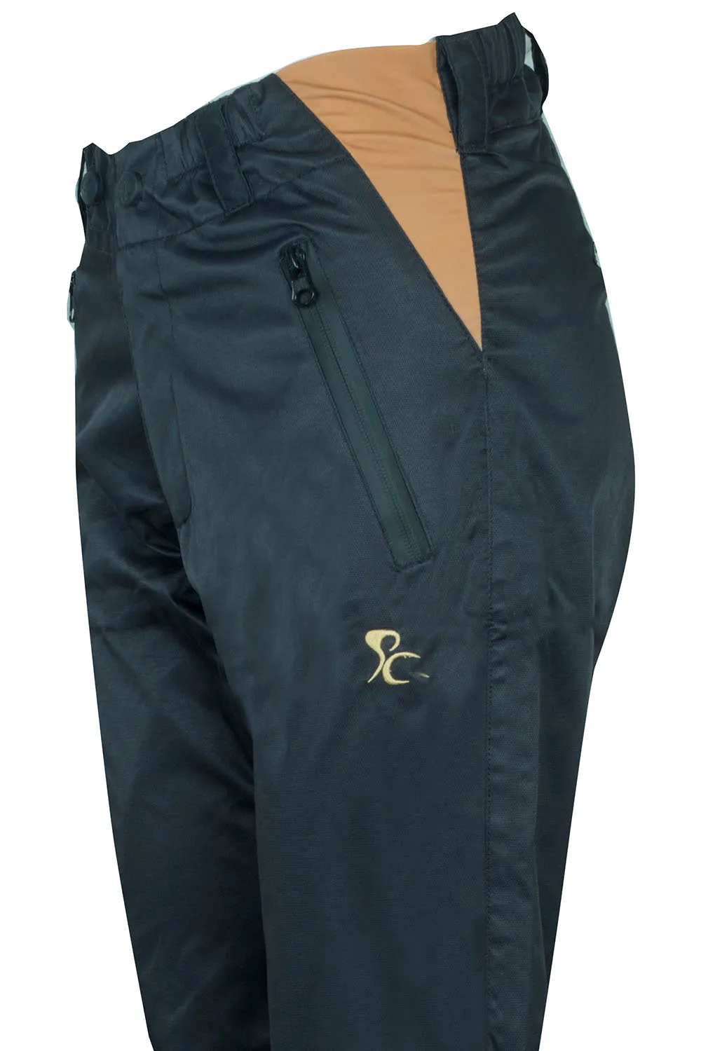 Adults Weatherproof Breeches - Black and Tan