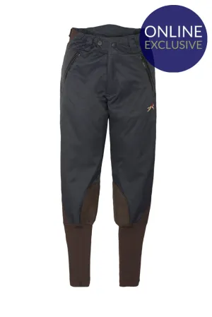 Adults Weatherproof Breeches - Navy and Brown