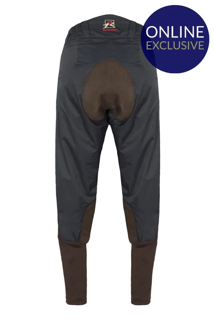 Adults Weatherproof Breeches - Navy and Brown