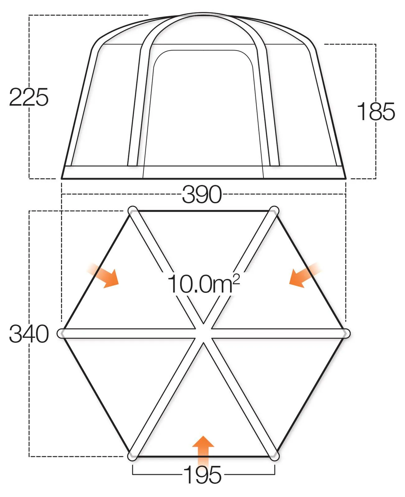 Airhub Hex by Vango