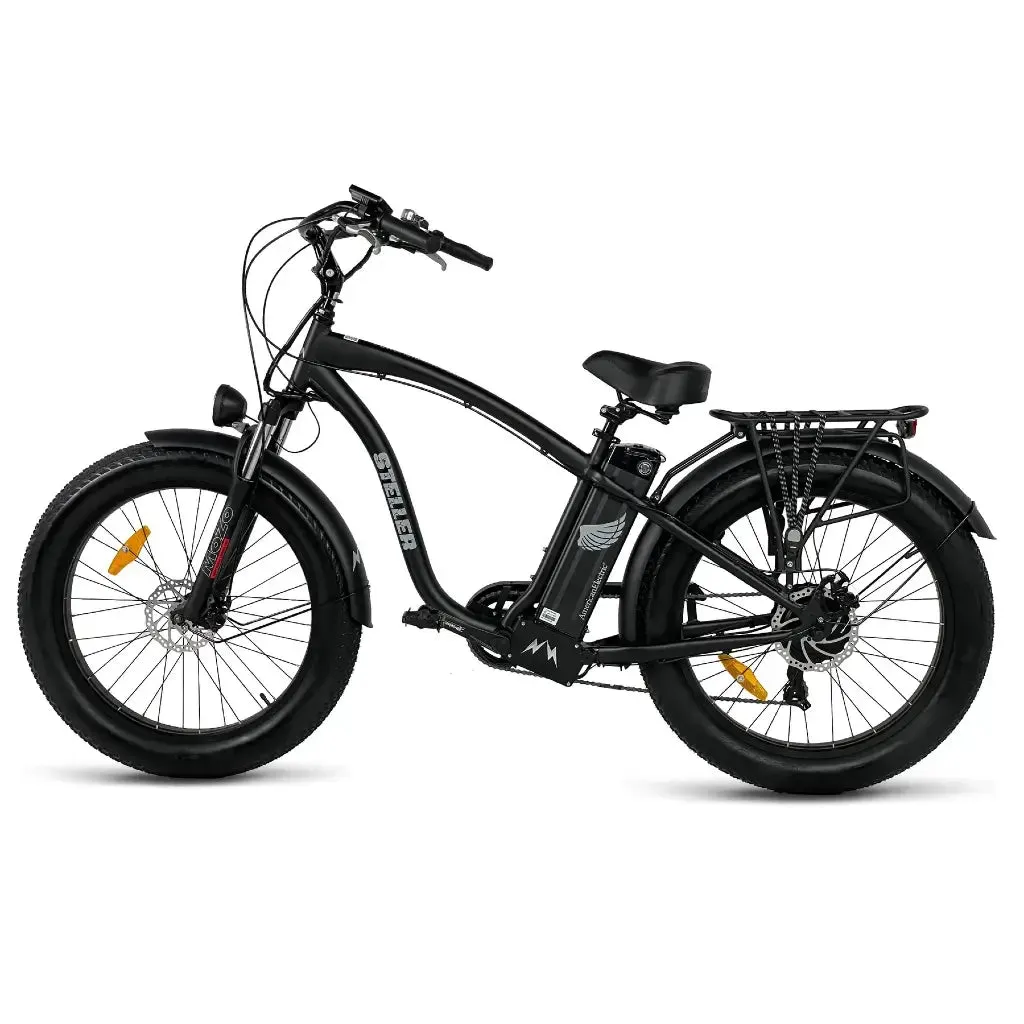 American Electric Steller CrossBar 750W, 48V Fat Tire Electric Bike