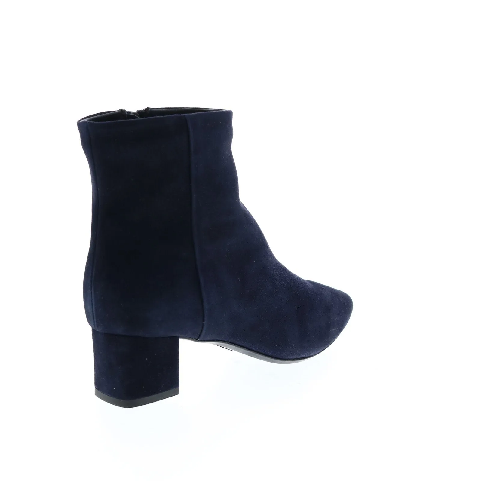 Aquatalia Perlina Dress Suede 34L2771-NVY Womens Blue Suede Zipper Ankle & Booties Boots