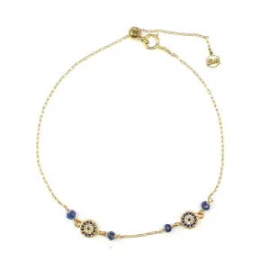 Blue Fire Anklet