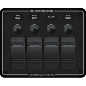 Blue Seas Systems 4 Pos. DC Circuit Breaker Panel