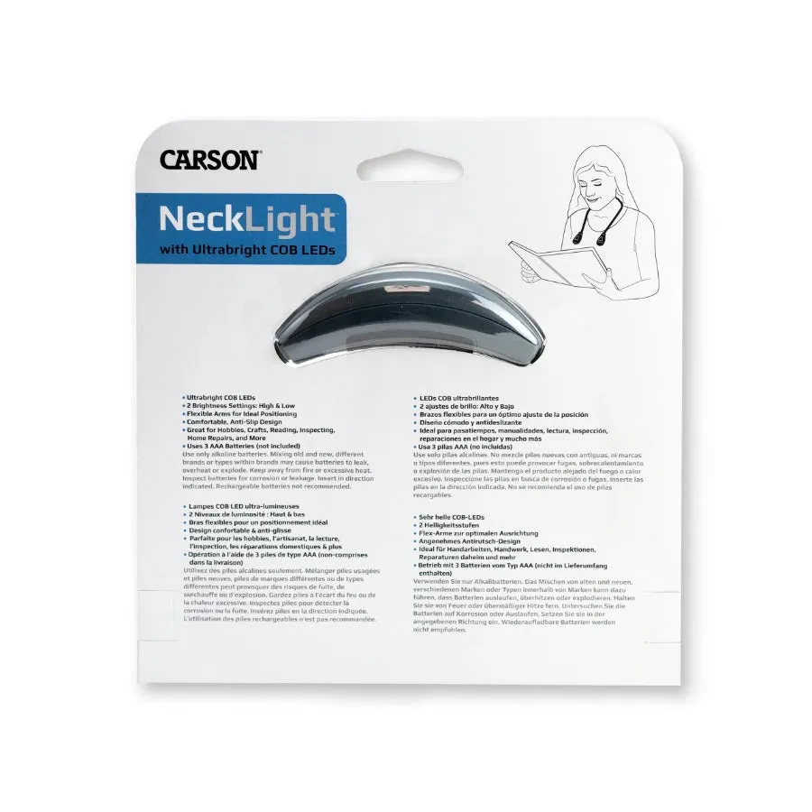 Carson Necklight - Ultra-flexible design with LED lighting * new *