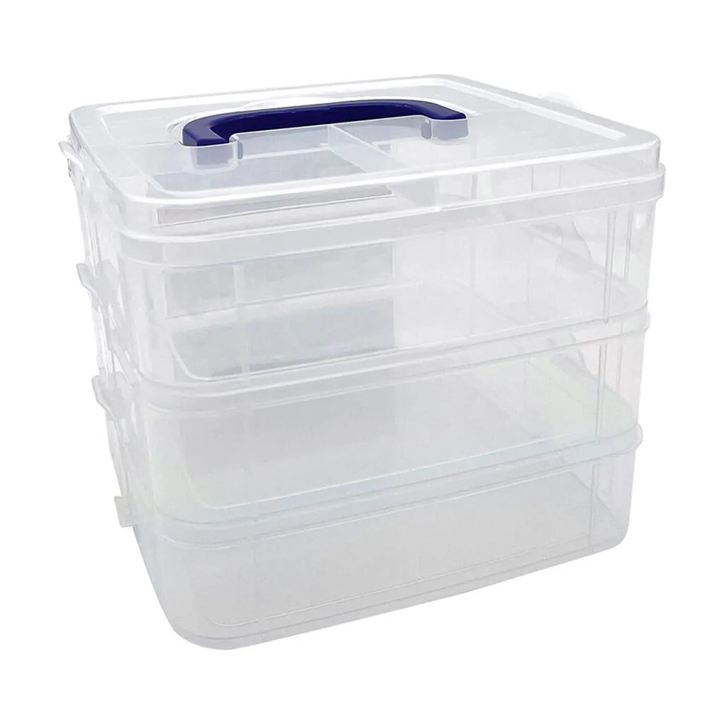 Clear Stackable Storage Containers