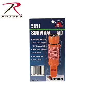 Deluxe 5-in-1 Survivor Tool