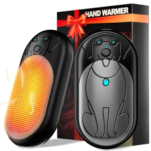 Electric Hand Warmers Rechargeable 2 Pack, 3000Mah*2 Portable Hand Warmer Battery Operated, Fun & Practical & Useful Gifts for Men Chrismas, Outdoor Camping Gifts, Hunting Accessories and Gear