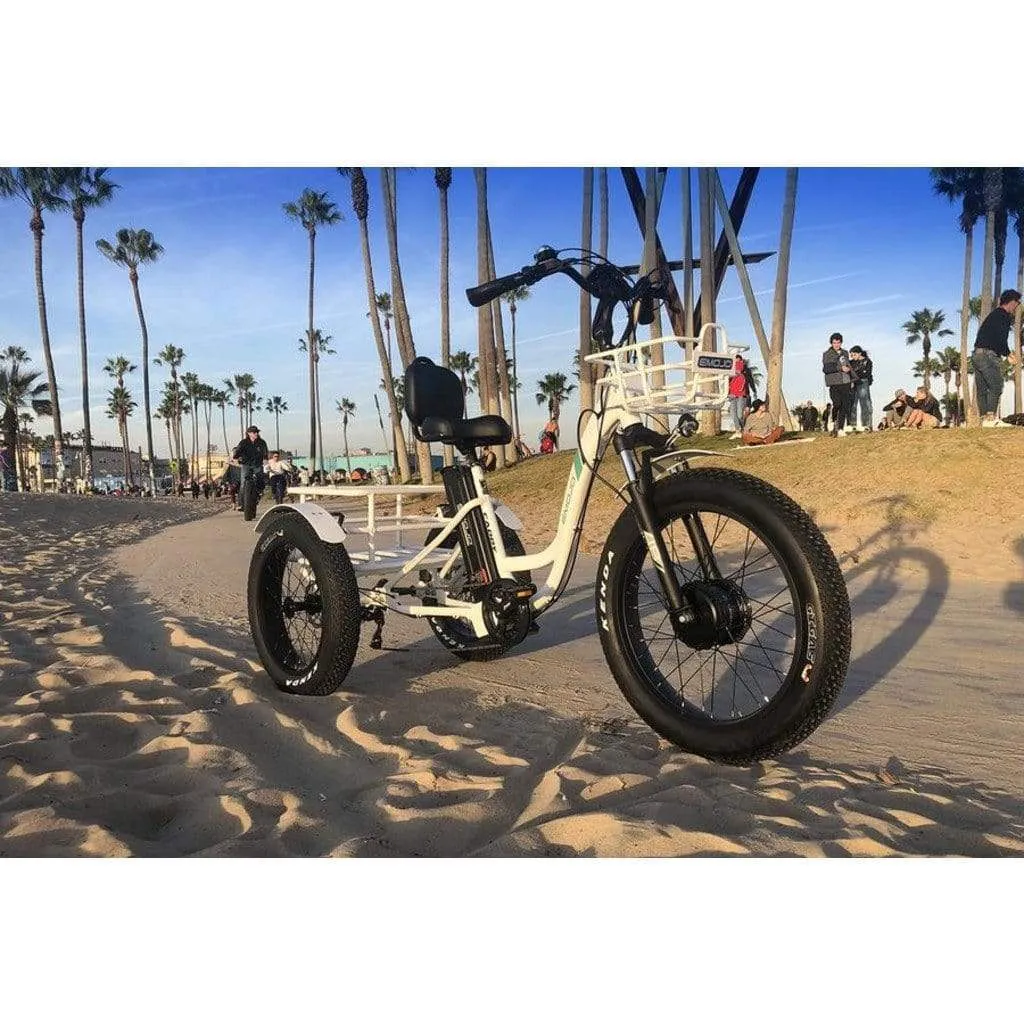 Emojo Caddy 500W 48V Fat Tire Electric Tricycle