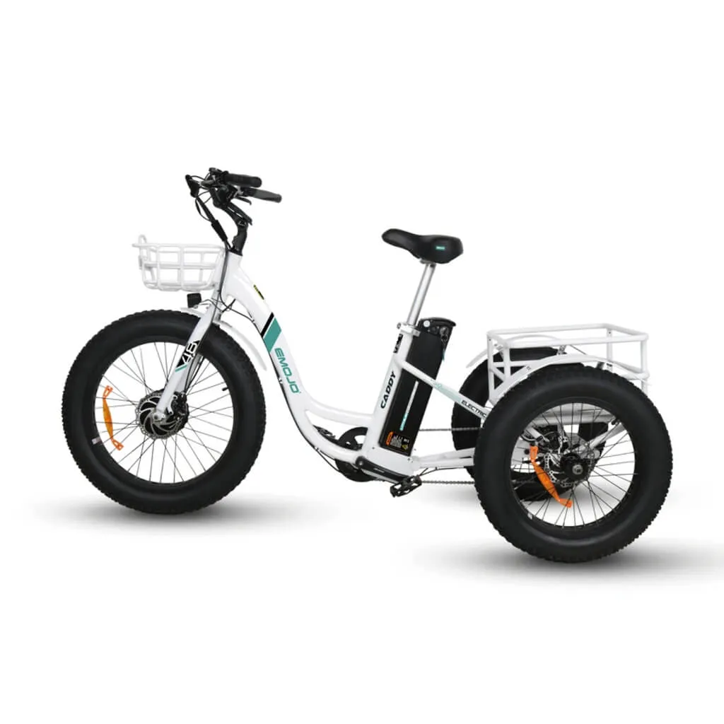 Emojo Caddy 500W 48V Fat Tire Electric Tricycle