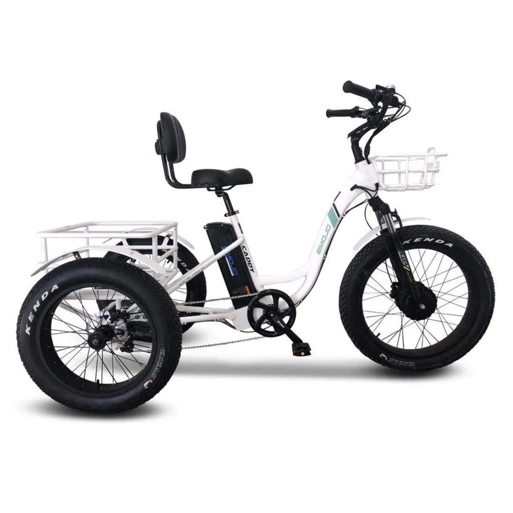 Emojo Caddy 500W 48V Fat Tire Electric Tricycle