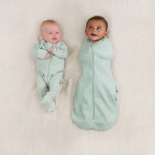 ErgoPouch - Layers Long Sleeve Babygrow - Sage - 0.2 TOG