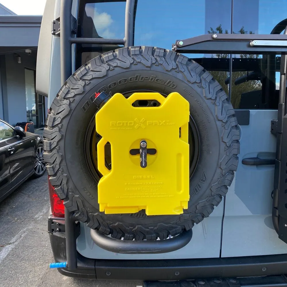 Expedition Handle 2.0 for Ladder / Tire Carrier (for Rotopax/Shovels)