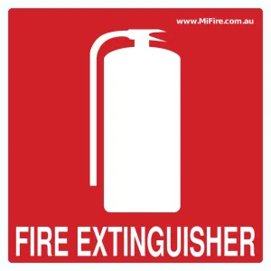 Fire Extinguisher Sign