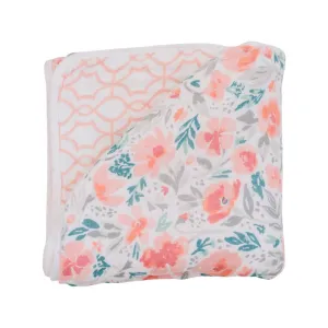 Floret   Trellis Premium Cotton Snuggle Blanket