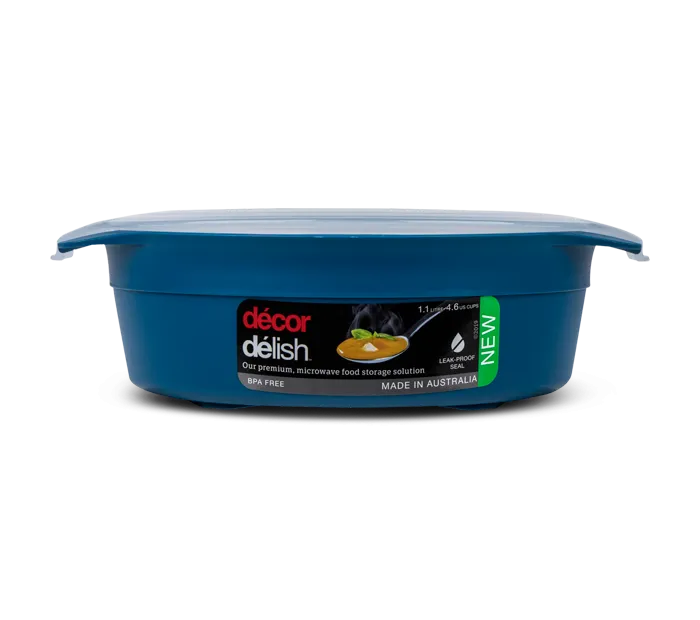 Food Container, Round, 1.1L