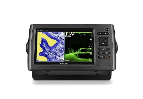 Garmin ECHOMAP73DV Reman Lakevu And Transducer