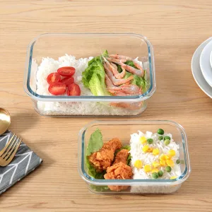 Glass Lock Rectangle Glass Food Container