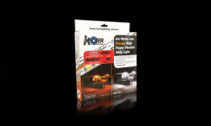 Hard Korr 6ft (2m) Orange & White High-Powered Flexible Strip Light