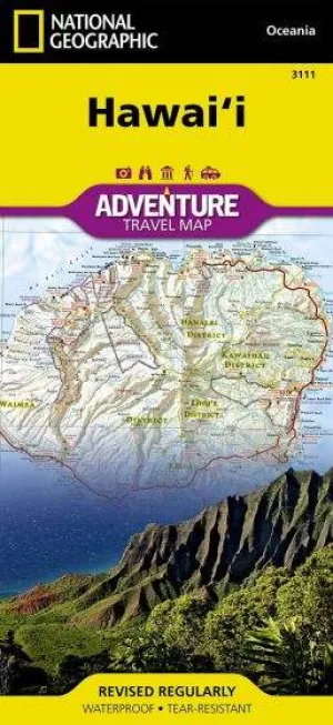 Hawaii Adventure Road Map by National Geographic (2012)