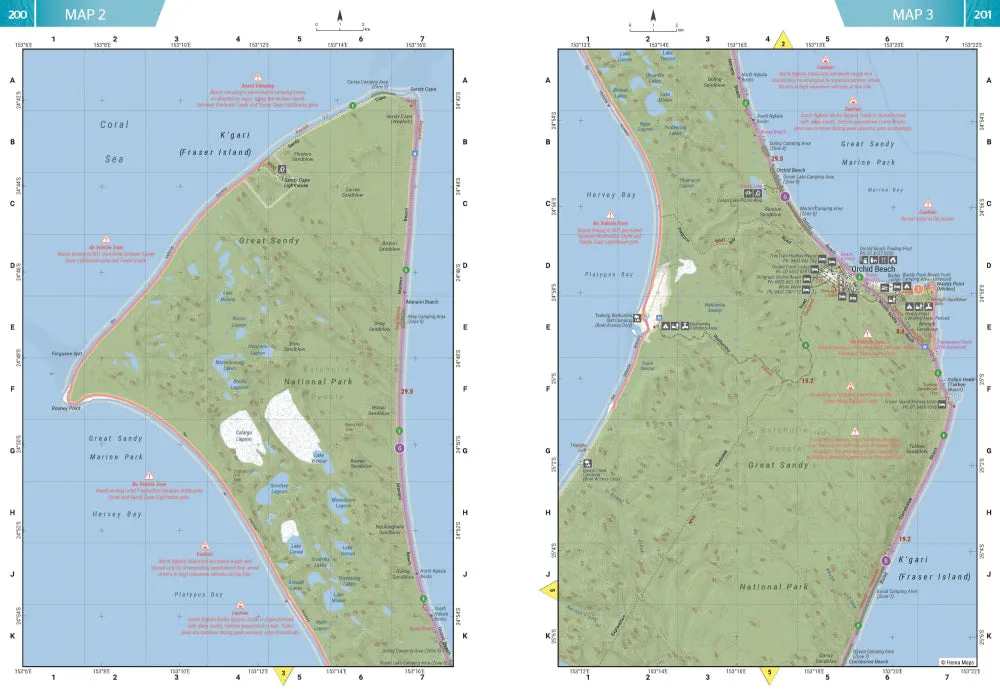 Hema Ultimate Guide to K'gari (Fraser Island) and the Brisbane Islands Atlas