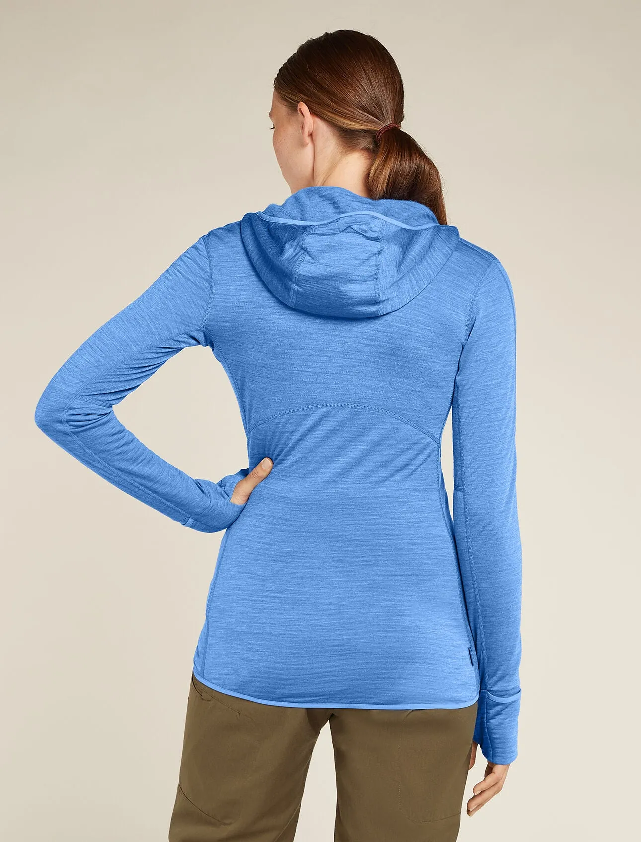 Icebreaker Merino Blend 200 Realfleece Descender LS Zip Hoodie (Women's)