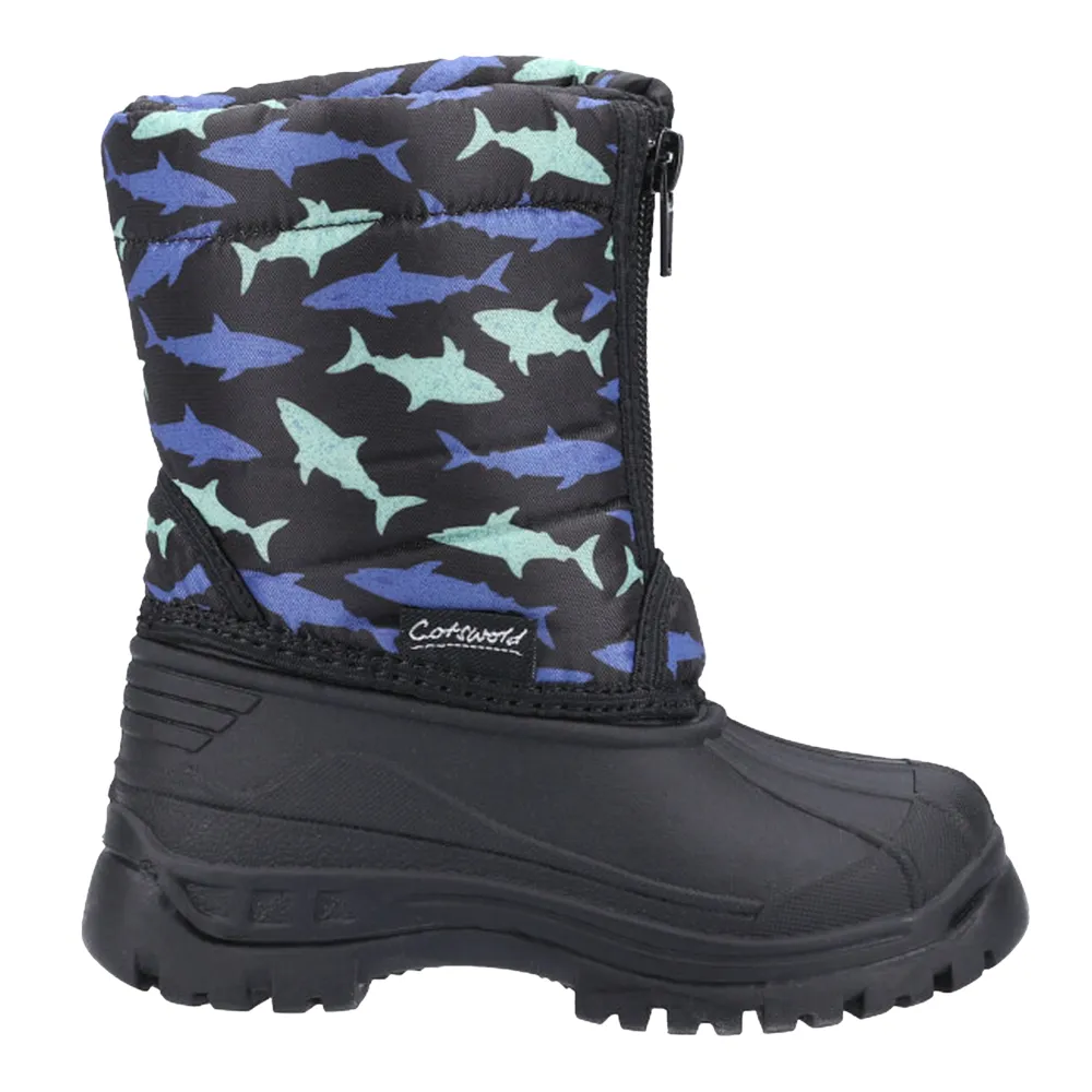 Kids Iceberg Zip Snow Boots Shark