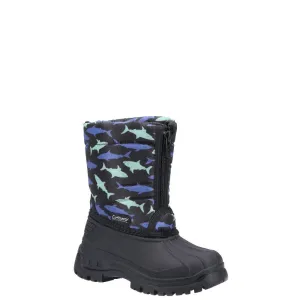 Kids Iceberg Zip Snow Boots Shark