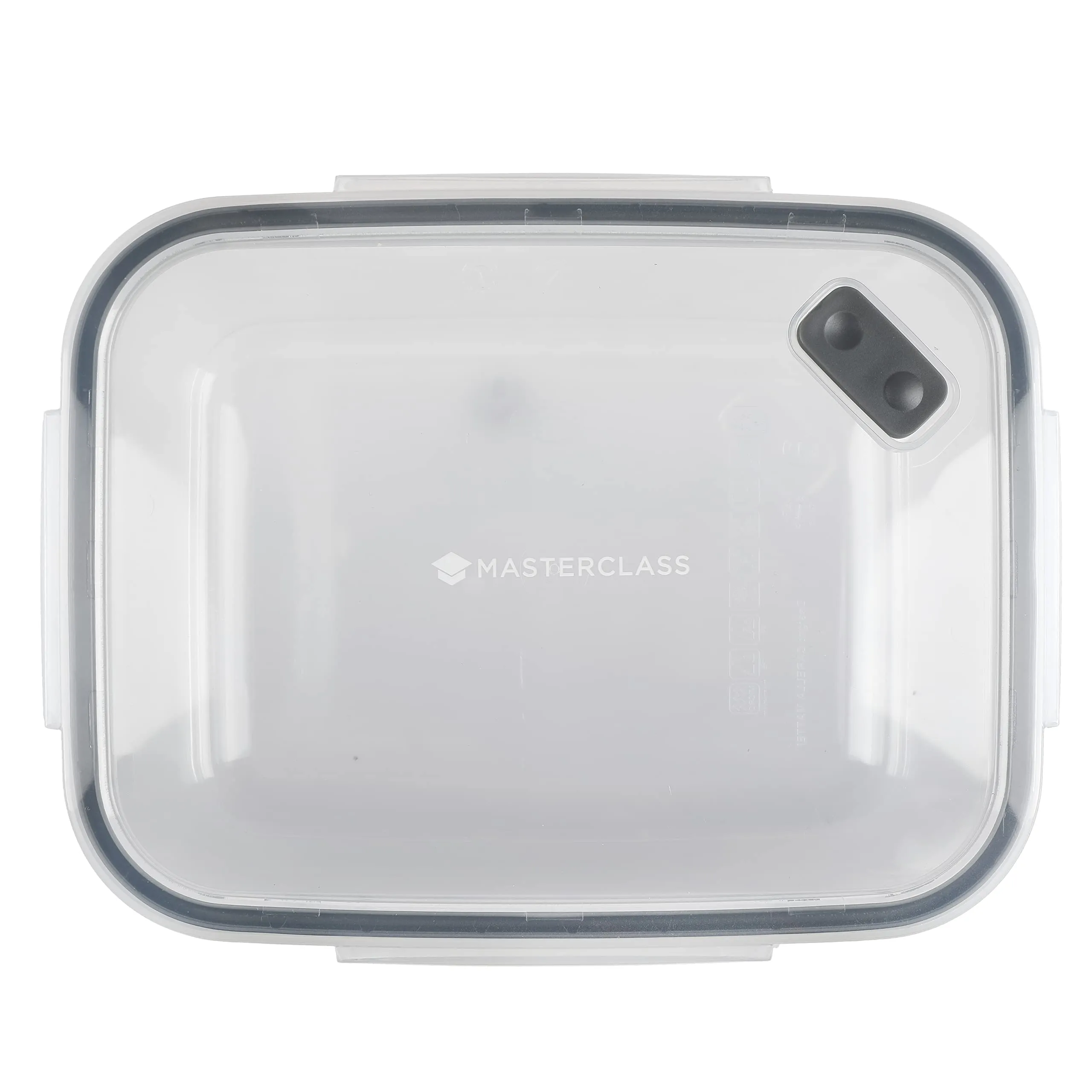 MasterClass Premium Eco-Snap Recycled Plastic Airtight Food Storage Container with Lid For thinKitchen:, 800ml