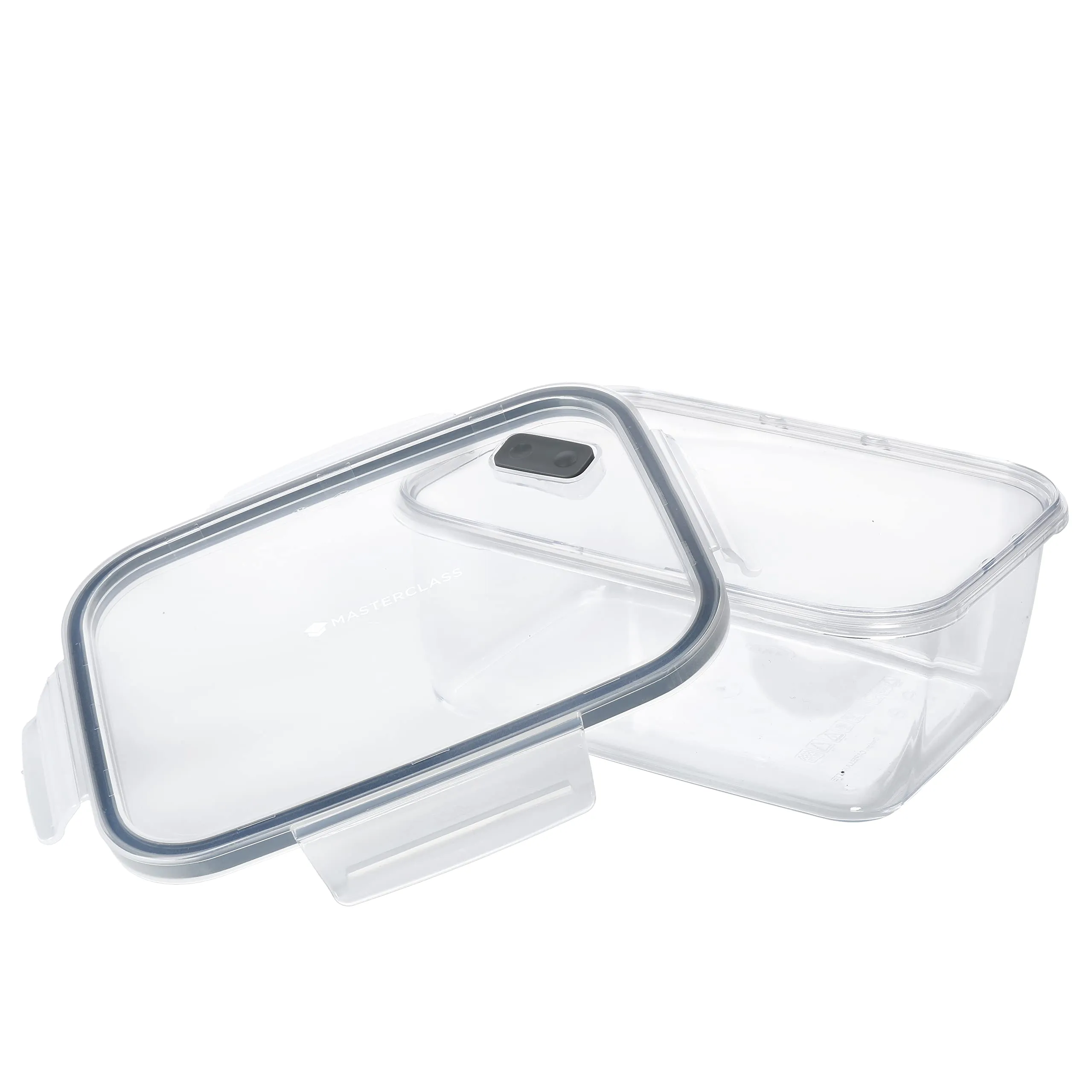 MasterClass Premium Eco-Snap Recycled Plastic Airtight Food Storage Container with Lid For thinKitchen:, 800ml