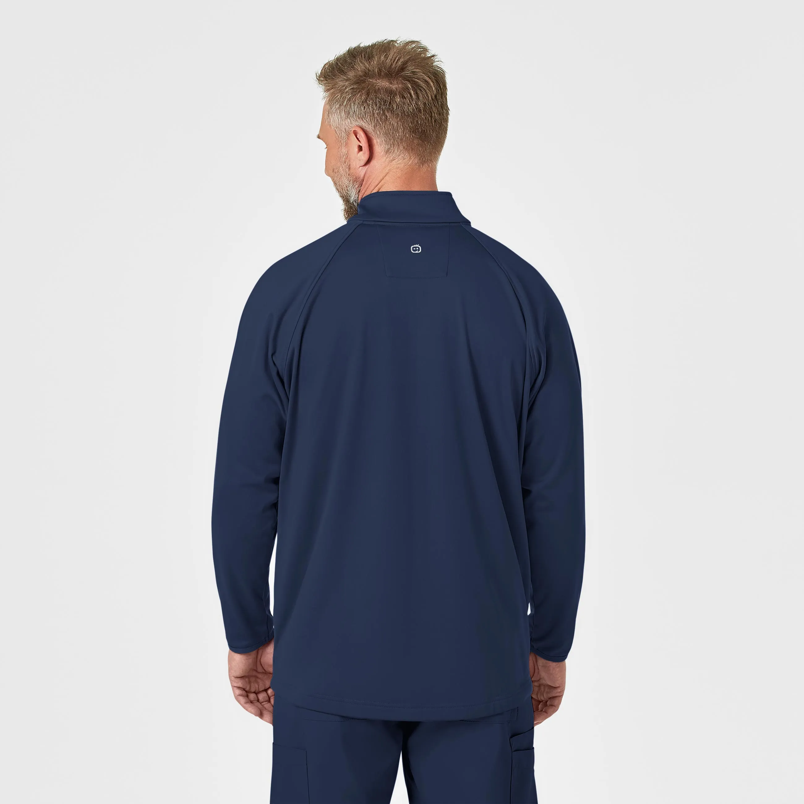 Men's Fleece Full Zip Jacket - Navy