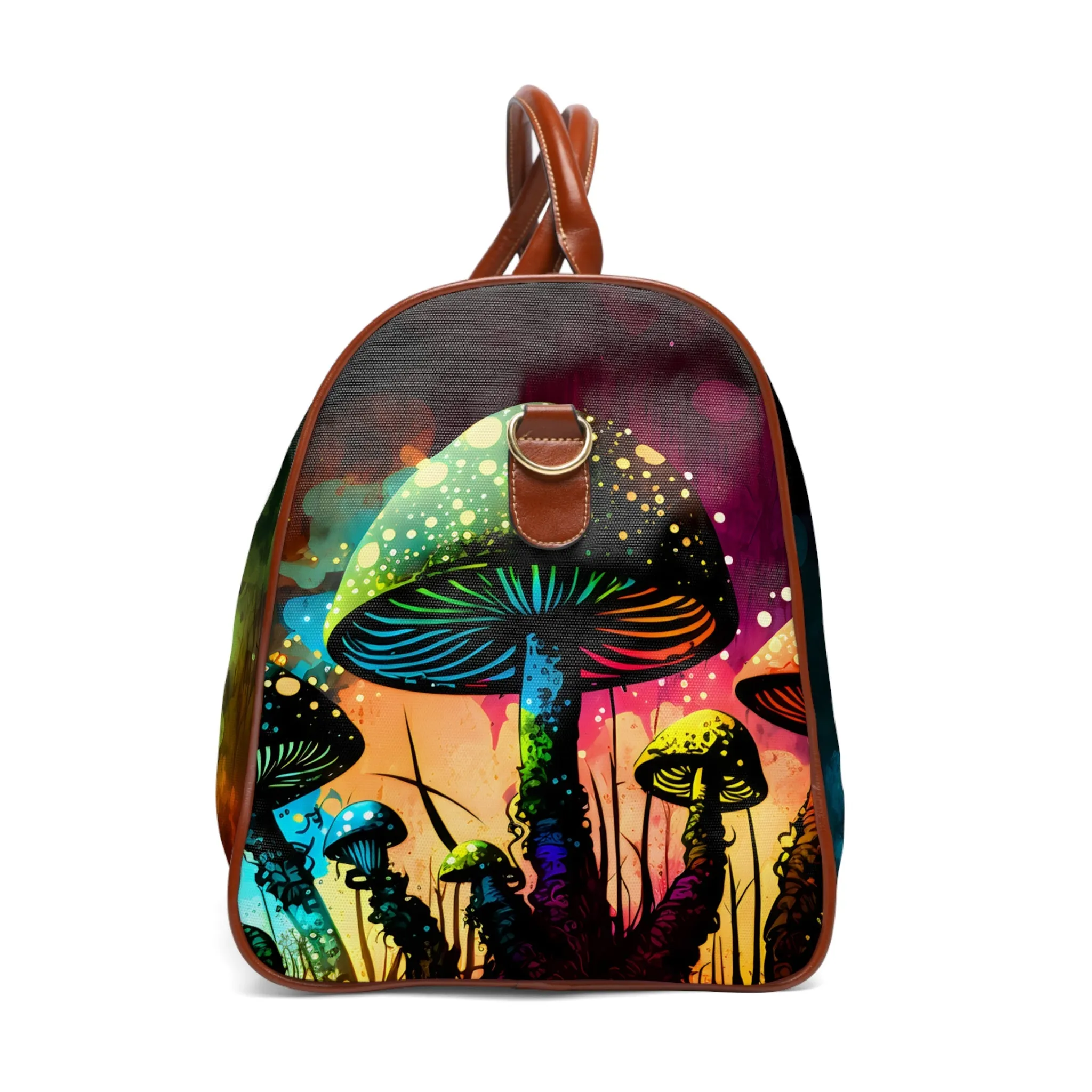 Mushroom Travel Bag - Bigger than most duffle bags, tote bags and even most weekender bags!