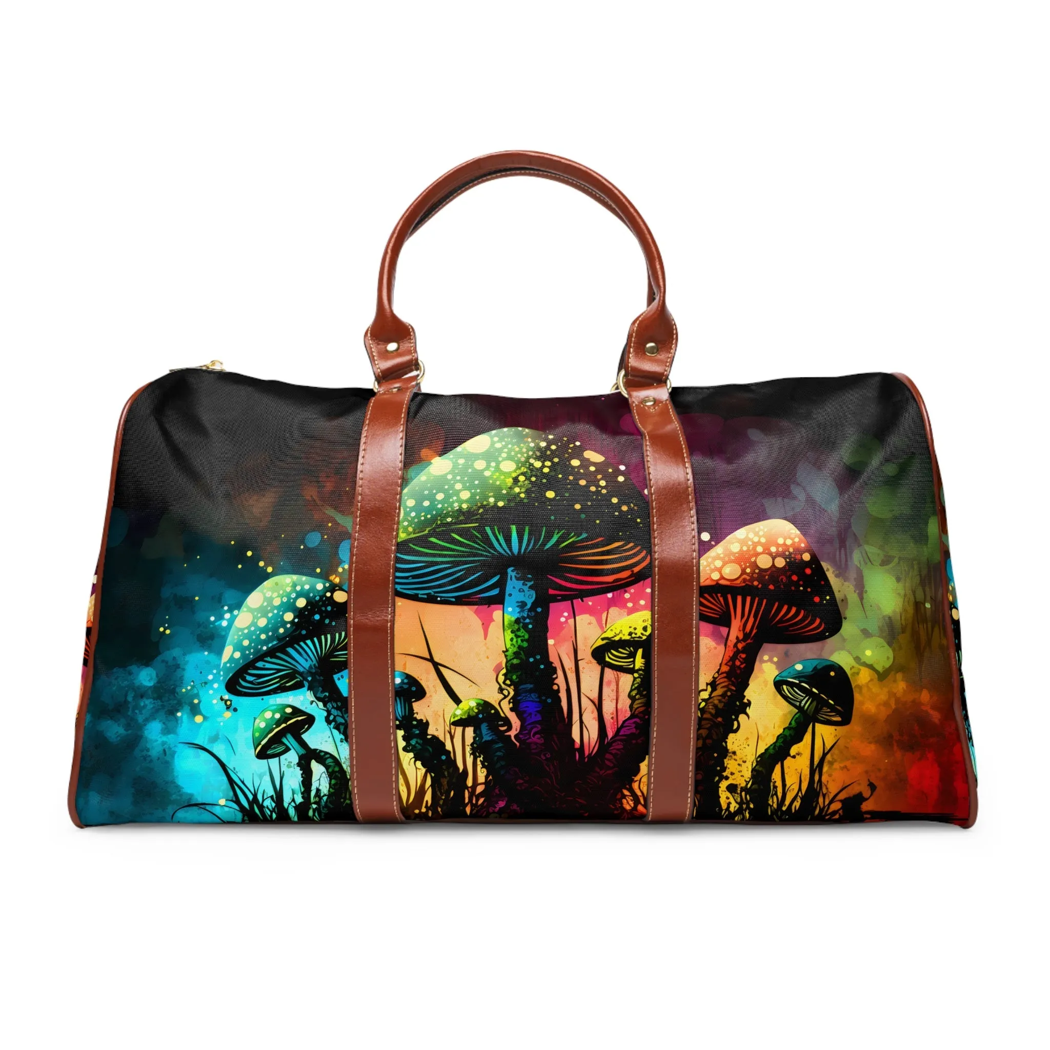 Mushroom Travel Bag - Bigger than most duffle bags, tote bags and even most weekender bags!