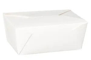 No4 White Food Boxes (96oz)