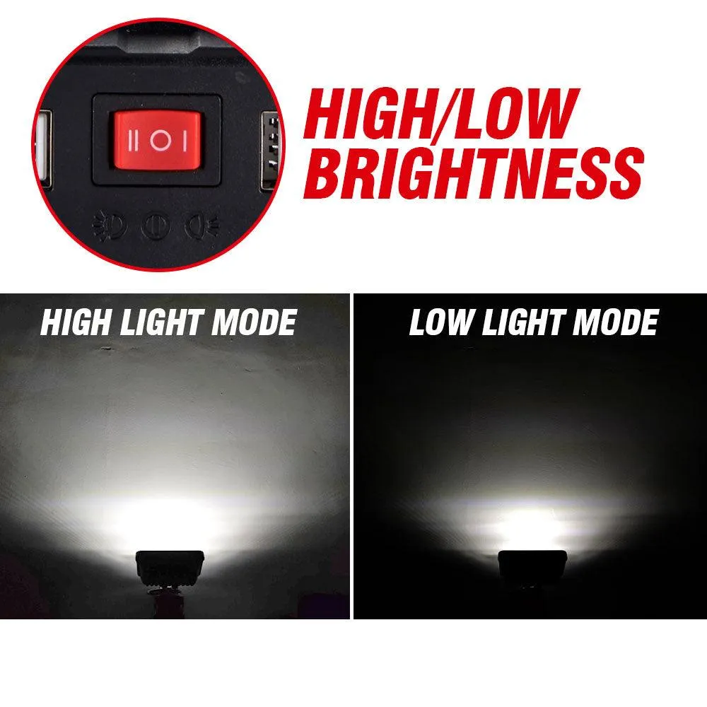 ONEVAN LED Lamp Work Light Flashlight