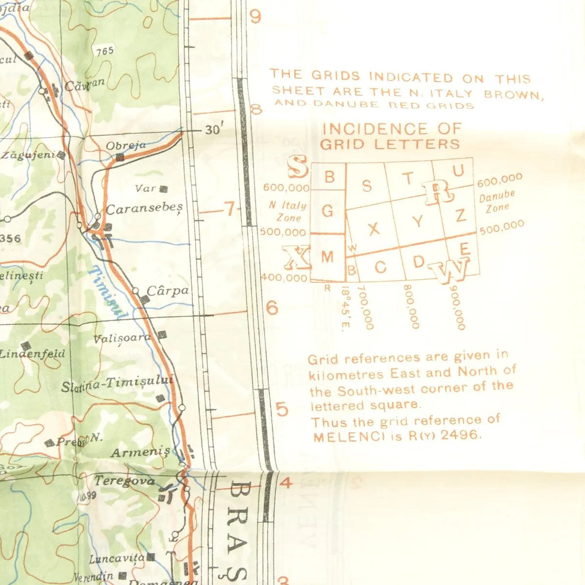 Original U.S. WWII 1942 Color Silk Escape and Evasion Maps with Pouch - Italy Croatia Serbia