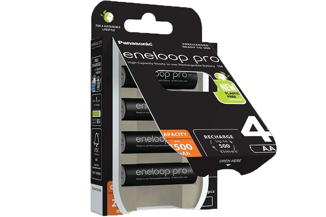 Panasonic ENELOOP PRO 1.2V 2500mAh Ni-Mh Rechargeable AA Batteries - Pack of 24