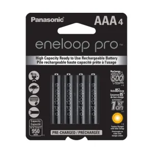 Panasonic Eneloop Pro AAA Rechargeable Battery 4 Pack