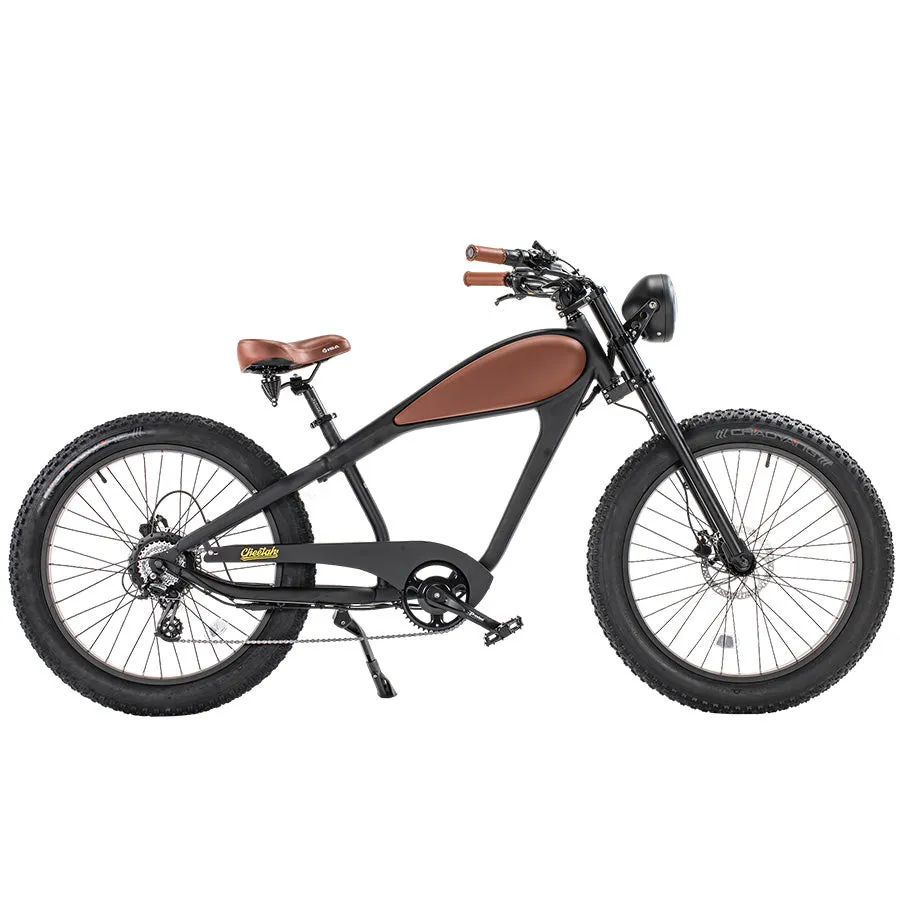 Revi Bikes Cheetah - Fat Tire Electric Bike - Top Speed 28mph - 750W