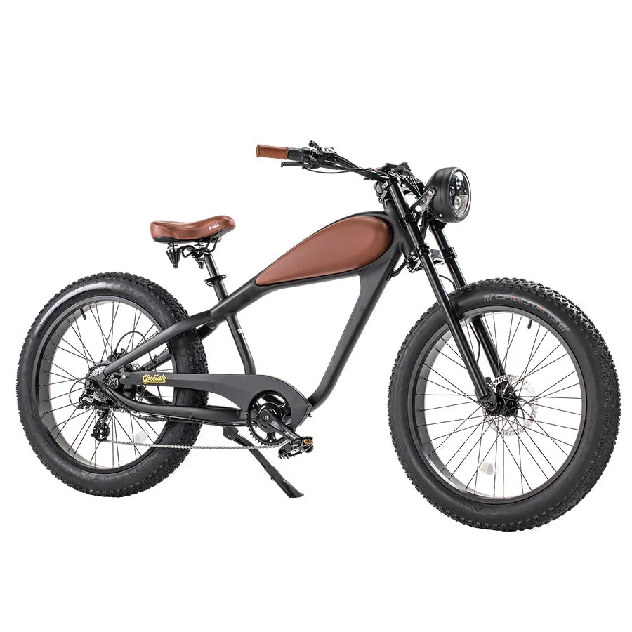 Revi Bikes Cheetah - Fat Tire Electric Bike - Top Speed 28mph - 750W