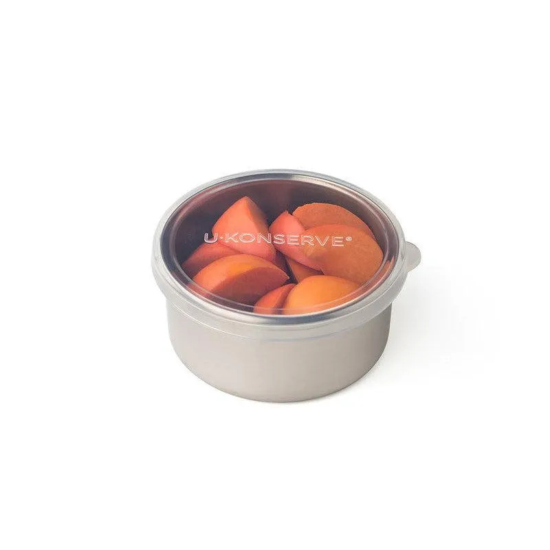 Round Container with Silicone Lid