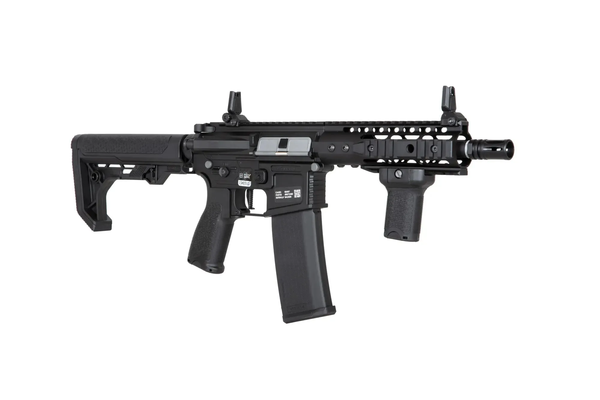 SA-E12-LH EDGE 2.0 M4 CQB - Light Ops Stock - Black