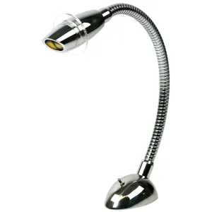 Sea-Dog Deluxe High Power LED Reading Light Flexible w/Switch - Cast 316 Stainless Steel/Chromed Cast Aluminum [404541-1]