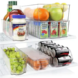 Stackable Refrigerator Organizer Bins