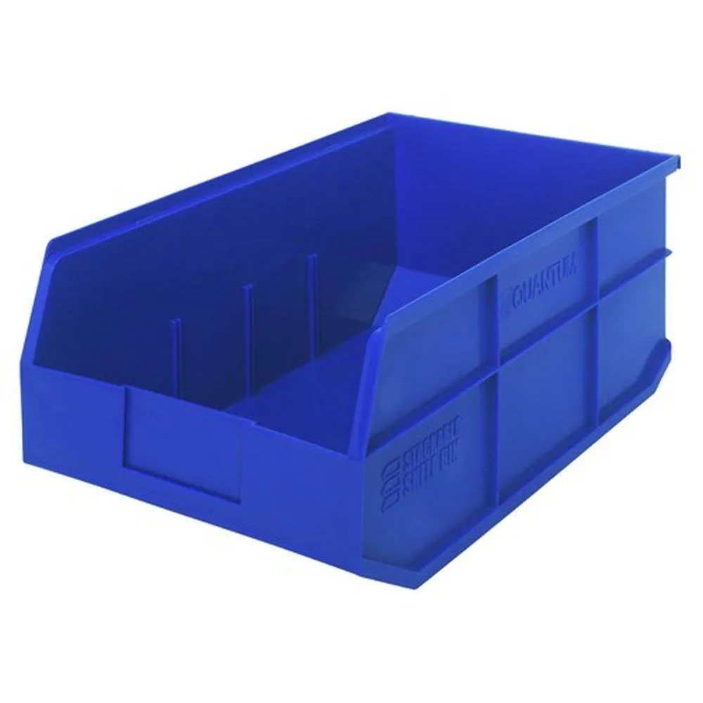 Stackable Shelf Bins 11"W x 18"L (6 Pack)