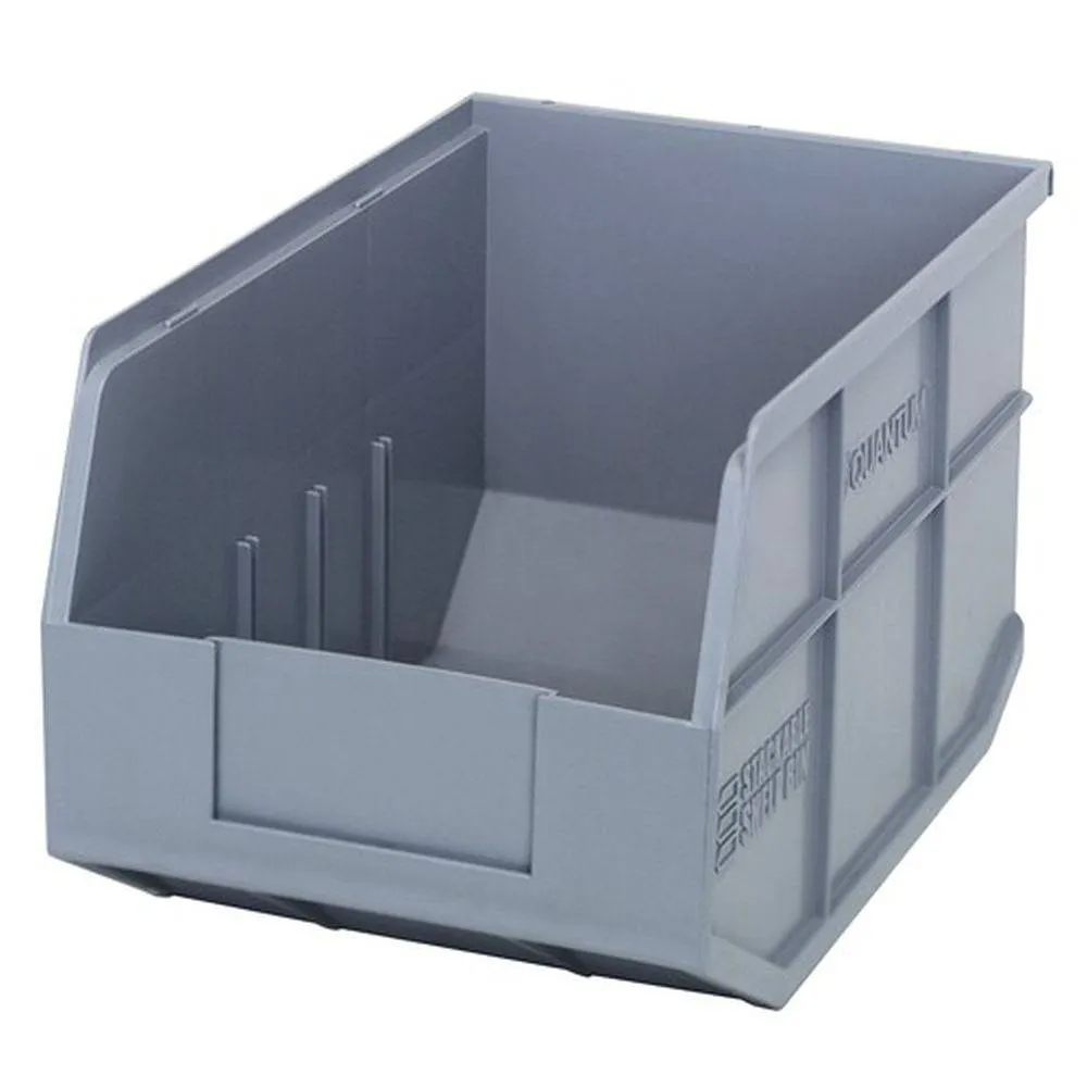 Stackable Shelf Bins 8-1/4"W x 12"L (6 Pack)