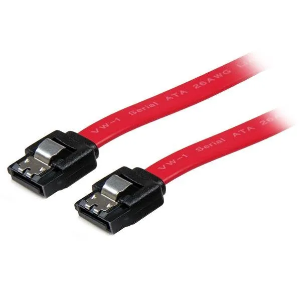 Startech.Com 18In Latching Sata Cable - Sata Cable - Serial Ata 150/300/600 - Sata (R) To Sata (R) - 1.5 Ft - Latched -