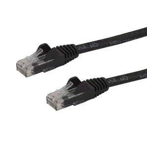 Startech.Com 50Cm Cat6 Ethernet Cable, 10 Gigabit Snagless Rj45 650Mhz 100W Poe Patch Cord, Cat 6 10Gbe Utp Network Cabl